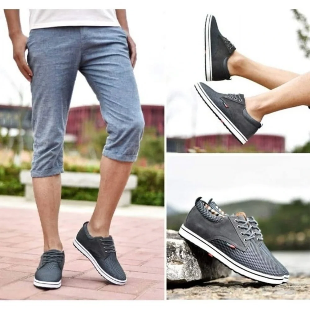 Men's Invisible Height Increasing Elevator Shoes - 3 colors - Picture 3 of 10